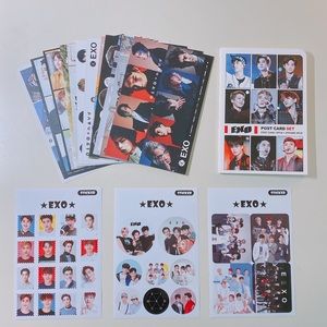 EXO Post Card Set with Stickers
